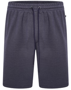 KAM Textured Interlock Shorts Indigo